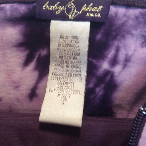 🌹Wow SEXY Purple Tie-Dye Satin Hoody 2-piece 🌹 - Picture 6 of 8